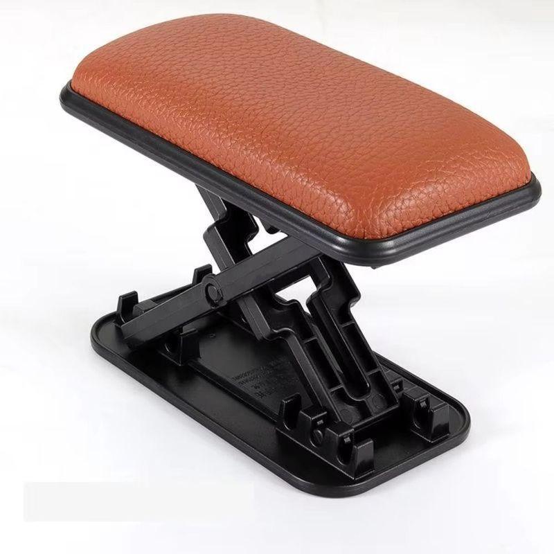 Adjustable Height Car Armrest Pad Universal Fit Anti-Fatigue Design Armrest Cushion Ergonomic Design Left Hand Position