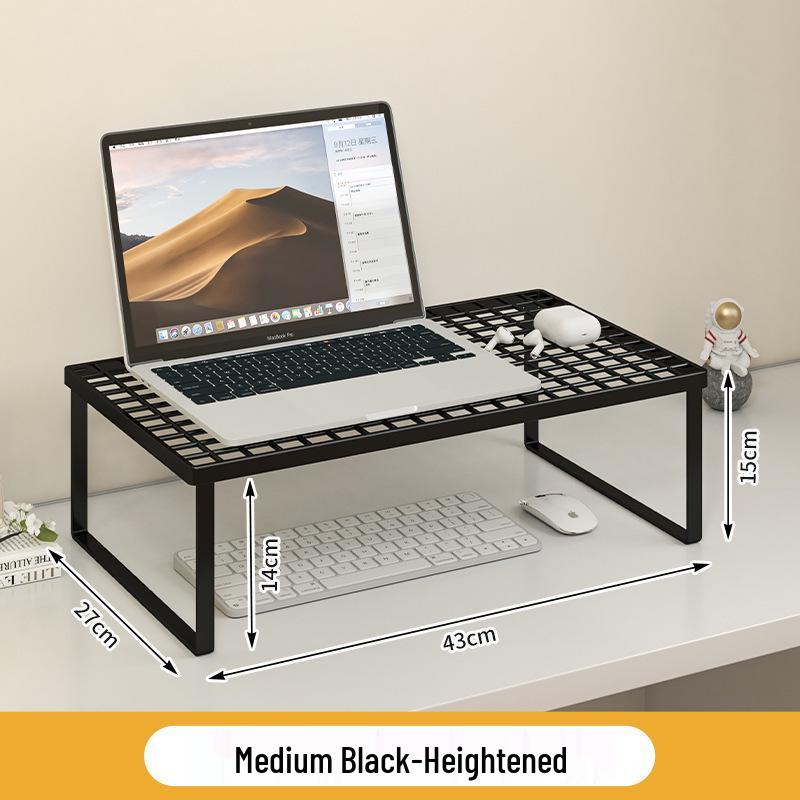 Adjustable Computer & Laptop Stand with Cooling Base for Home or Office