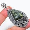 Gogunjula Gemstone Handmade 925 Sterling Silver Jewelry Pendant 2.56" SU-3029