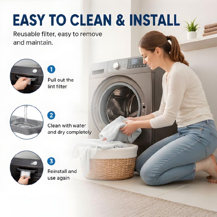 Heavy Duty Stainless Steel Lint Screen For Extended Dryer Usage DC97 16742A