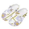 Women Men Printed EVA Garden Shoes Flexible Soft Sole Slip On Garden Yard Home Bathroom Casual Walking Home Slippers Travel Wear