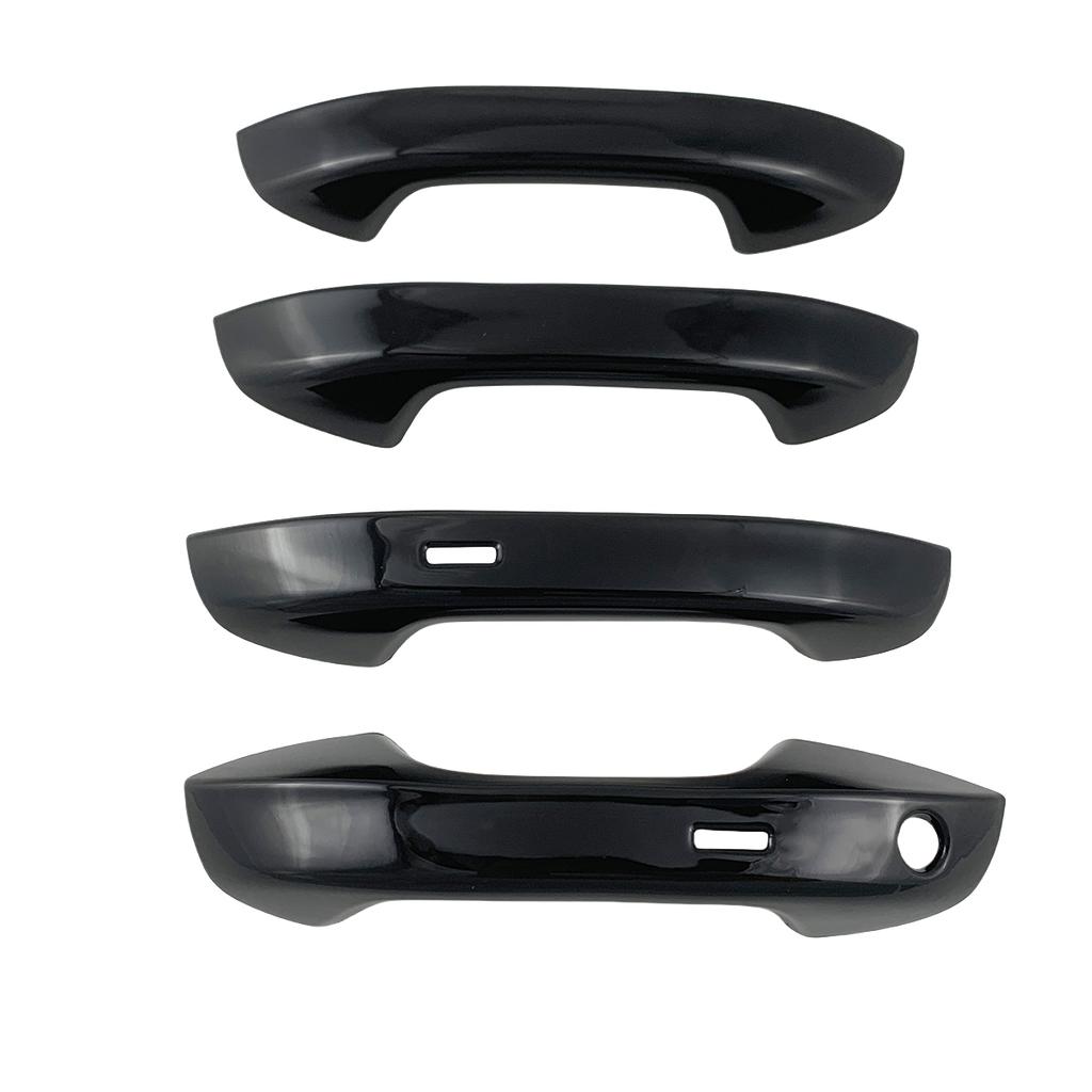 Glänzendes Schwarzes Auto Zubehör Carbon Türgriff Abdeckungen Zierleisten Paste Stil Für Volkswagen VW Golf 8 Mk8     2024