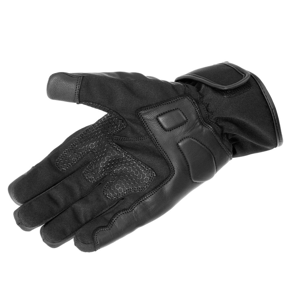 Enigma 2025 Model EN-009 Nebula Gloves for Motorcycles, Autumn/Winter Protection, CE Level 2, Black, Size 2XL