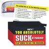 Parking Cards, You Absolutely Suck At Parking Cards, Parking Cards, Funny Parking Violation Tickets, Funny Hilarious Prank(50PC)