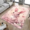 1pc rabbit flowers Carpet Office Rug Outdoor Mat Home Decor Area Carpet Festival Gift