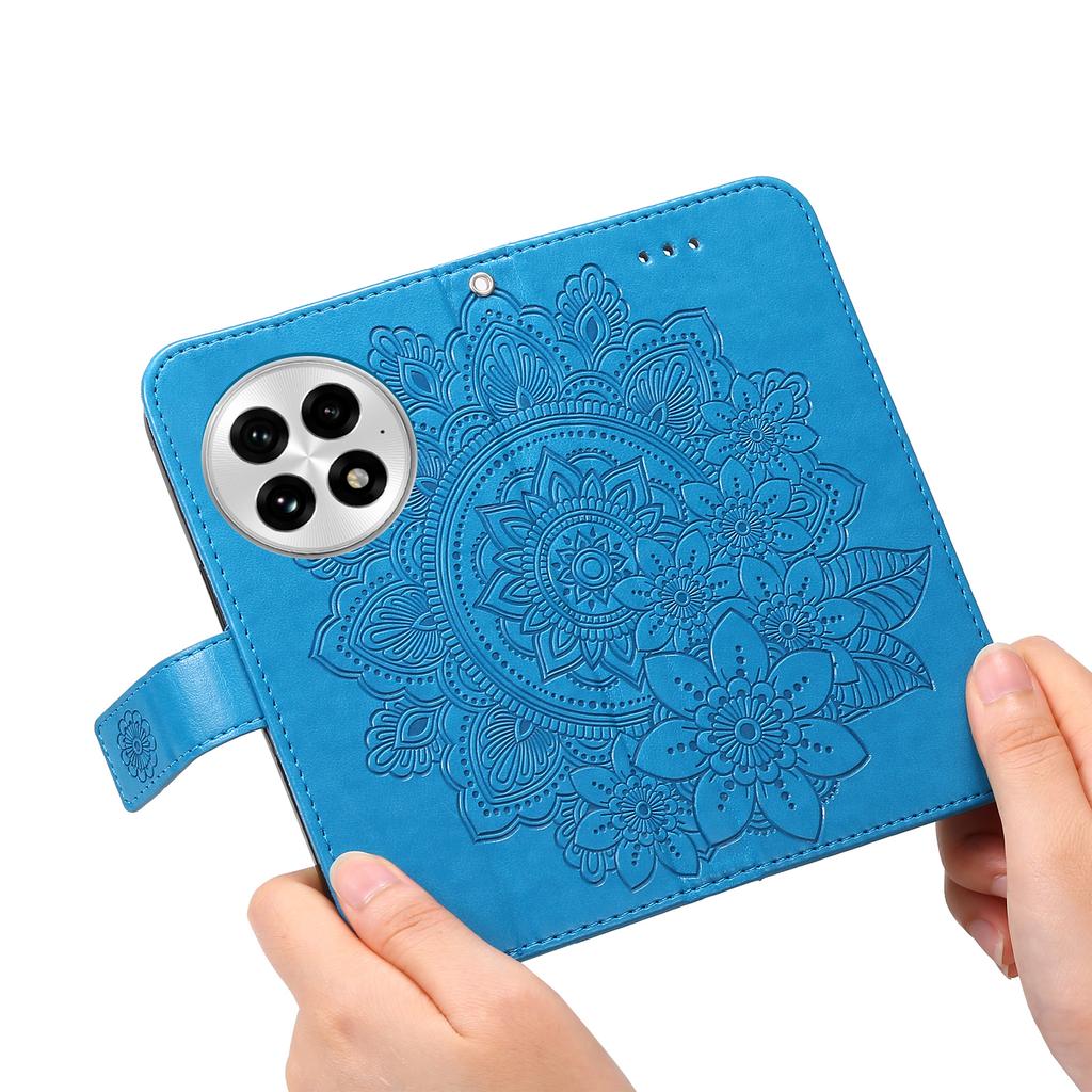 For OnePlus 13 Case Floral Pattern PU Leather Wallet Stand Phone Cover