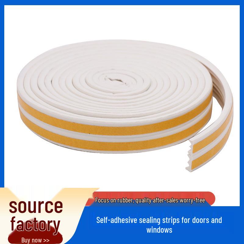 

Самоклеящиеся EPDM-уплотнители для окон и дверей для изоляции и звукоизоляции Gray I-type 9x2 [Per meter]