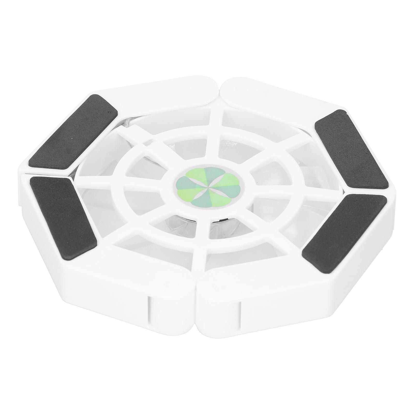 

Laptop Cooler Pad with Luminous Large Fan USB Notebook Computer Foldable Stand DRS08(White ) белый