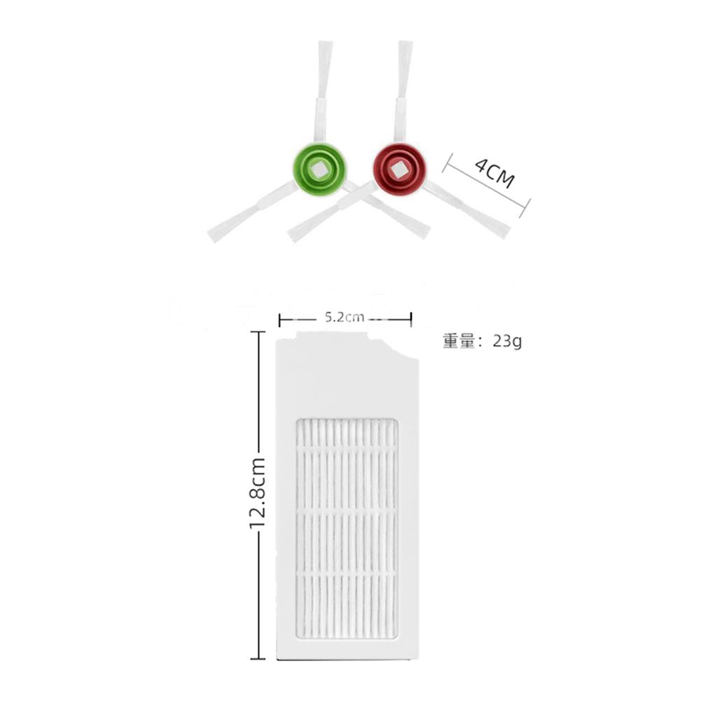 Replacement Main Brush Side Brushes Filter Kit For ECOVACS Buddy Vacuum Cleaner Washable Filter Accessories Set