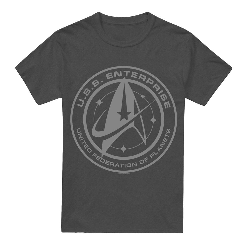 Star Trek: Discovery Unisex Adult Enterprise Crest T-Shirt