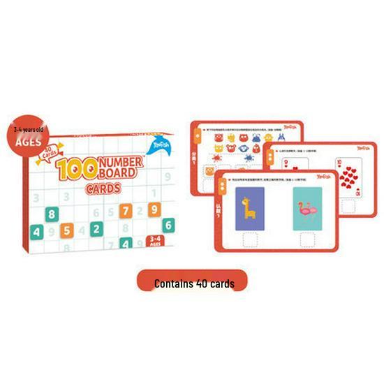 Yaofish Magnetic Montessori 1-100 Number Board: Math Toy for Addition & Subtraction