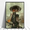 Japanese Anime Aesthetic Wall Art Game Retro Samurai HD Oil On Canvas Posters And Prints Home Bedroom Decoration Gifts