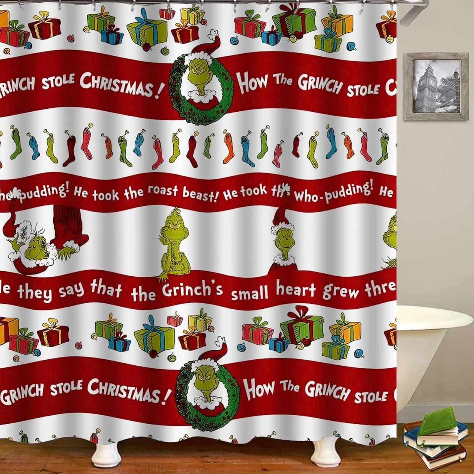 

Non Toilet Polyester Cover Mat Set Bathroom Shower Curtain One Size