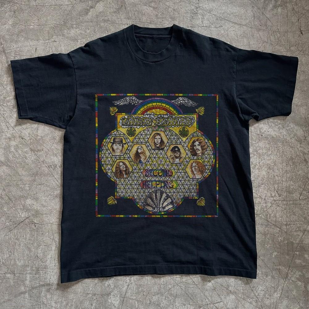 Vintage Lynyrd Skynyrd Second Helping T-shirt, Unisex Black T-shirt, Size S-5XL Unisex T-Shirt XXL