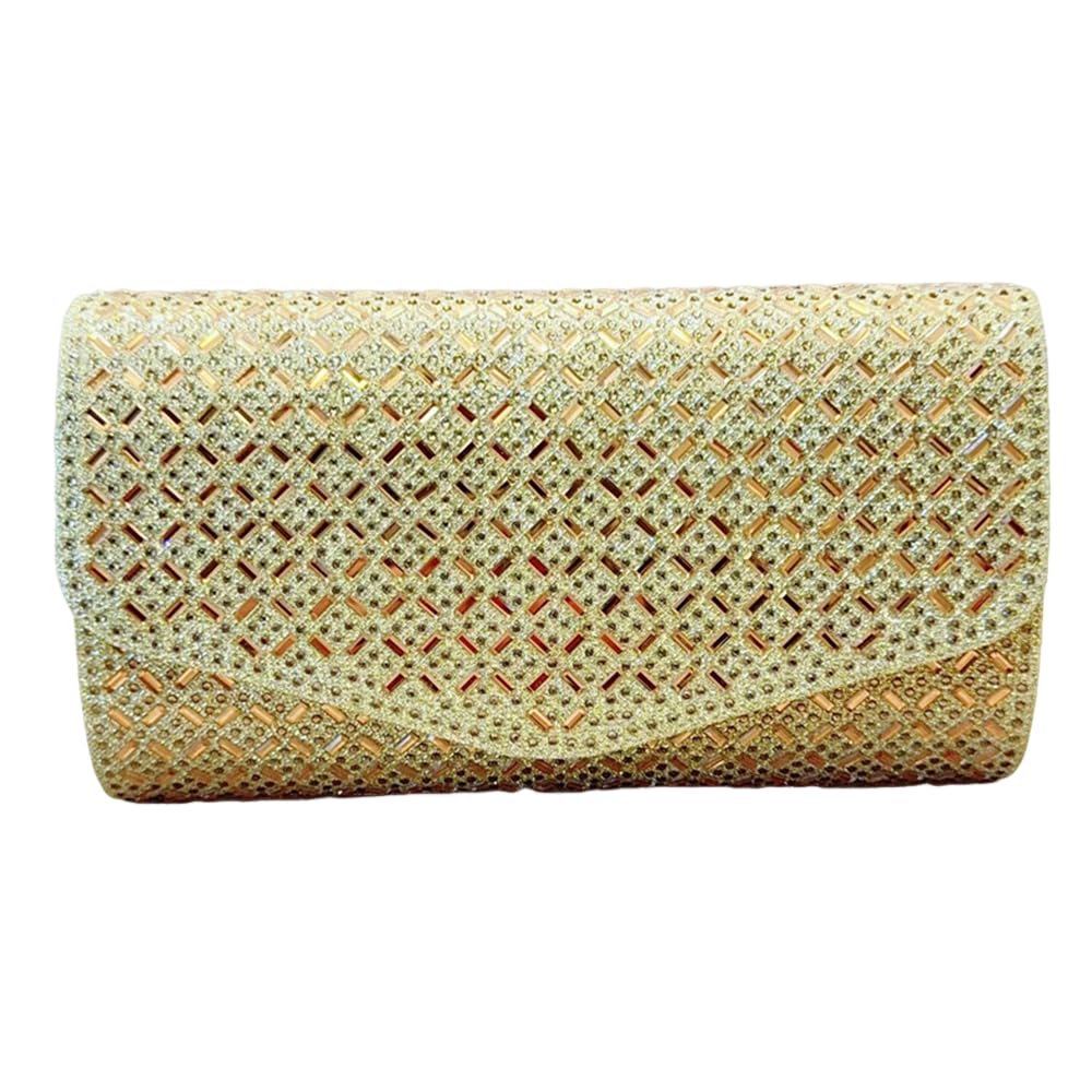 

Кабаре-клатч GRAXIA для женщин, Вечерняя сумка, Свадьба, Прием, Роскошный бисер, Золотой