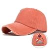 Color Washed Solid Retro Baseball Cap Cotton Sun Hat Vintage Duck Tongue Cap