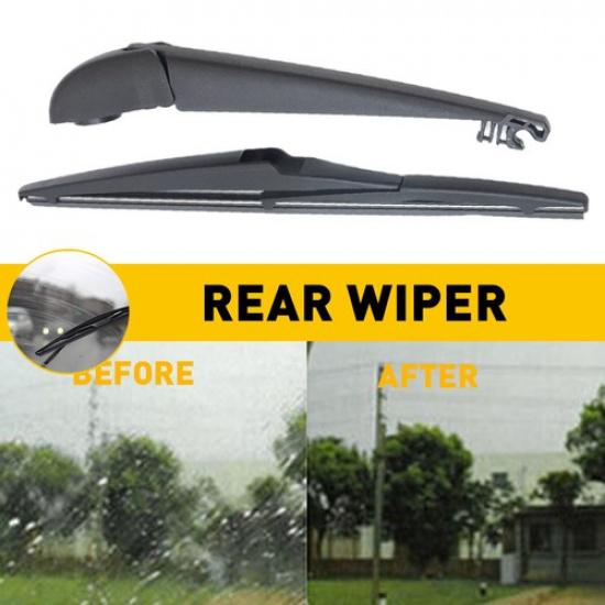 Rear Blade Wiper and Arm for TOYOTA RAV4 2013- Back Window Windshield Wiper