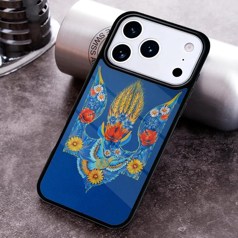 Vintage Ukrainian Flag Of U=kraine Retro Style Phone Case For iPhone 17,16e,15,14,13,12,11,Mini,Pro,MAX soft Silicone Cover