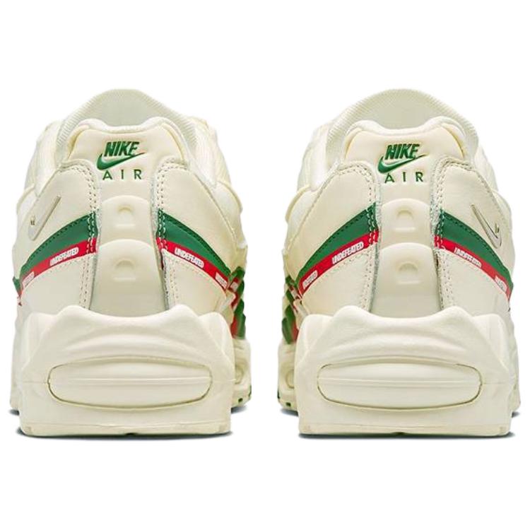 Undefeated x Nike Air Max 95 Sail Herren Sneaker Weiß Metallic-Silber Gorge-Grün IB4453-100