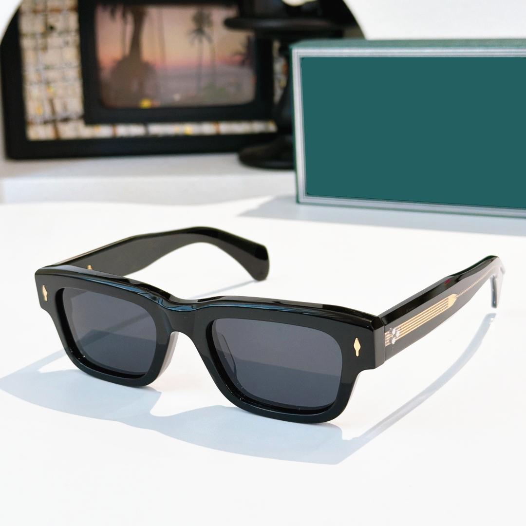 High End Premium Shades Luxury Designer Sun Glasses Unisex Thick Square Acetate Branded Sunglasses for Men and Women Acetate&C1