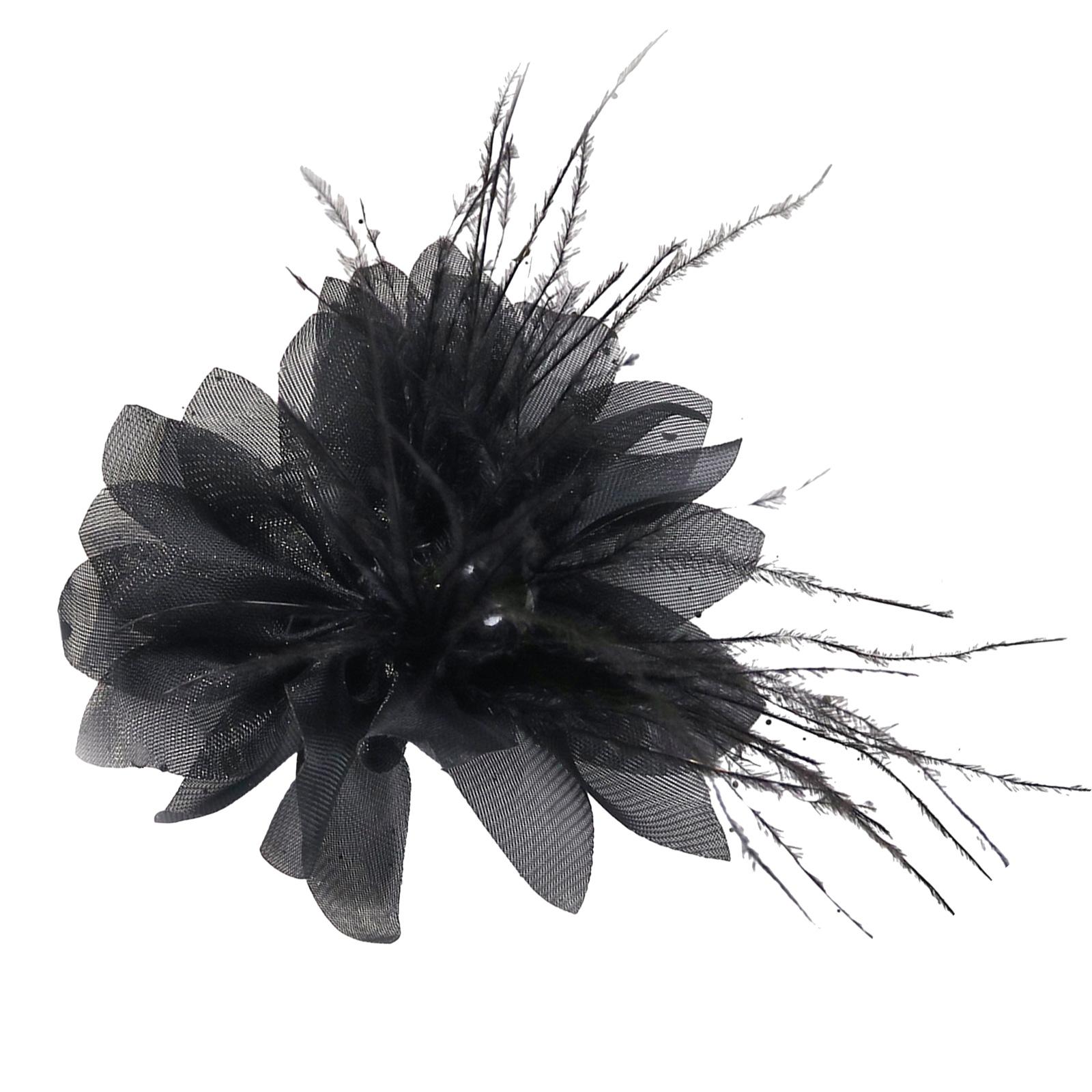 

Художественная аппликация из жемчуга и цветка для волос, заколка для одежды, шляпа, шитье, брошь, шарф, свадебное платье, украшения, аксессуары чёрный