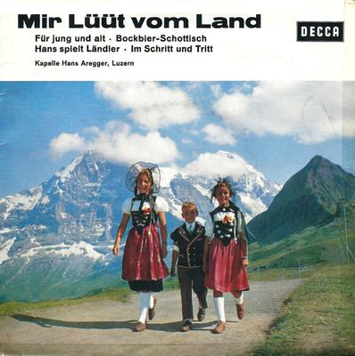 LP Record KAPELLE HANS AREGGER - Mir Lüüt Vom Land GS8 Decca 1966 US Classical Used