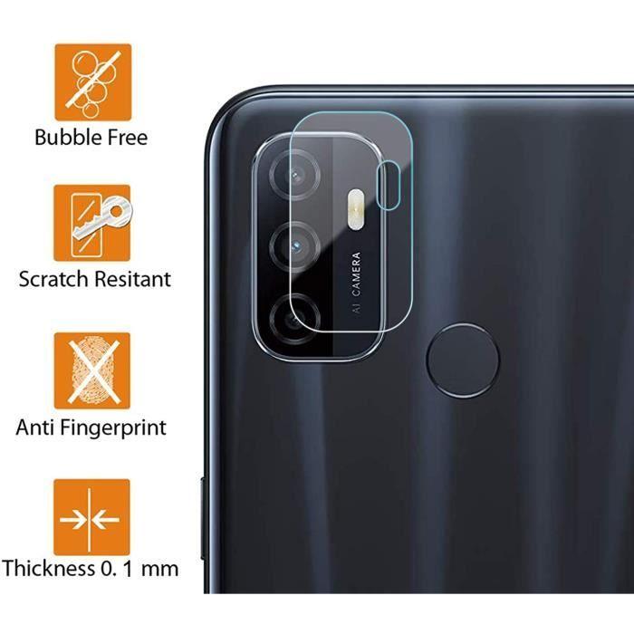 Protection Caméra Transparent pour Oppo A53 - A53S [Lot de 2] Verre trempé Lentille Appareil Photo Arrière Film Phonillico®