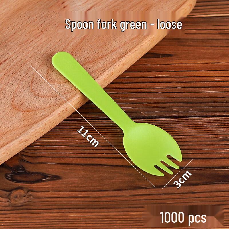 

Individually Wrapped Disposable Plastic Fork Spoon