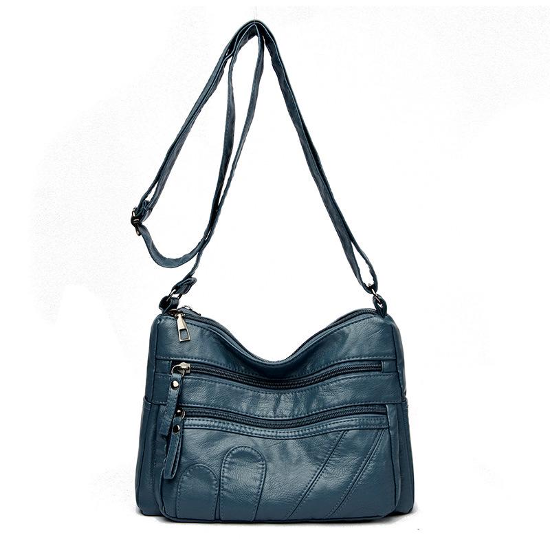 Retro Soft Leather Women's Crossbody Bag - Fashionable, Versatile, Casual Single-Shoulder Bag
