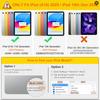 For iPad (2025)/iPad 10.9 (2022) Case Corner Protection Clear Acrylic+TPU Tablet Cover