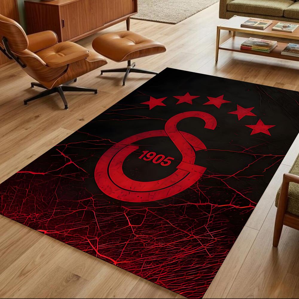 Aslanlar GS Floor Rug Office Rug Perfect for Entryway Game Room Dining Room Dormitory Anti-slip Rug Office home decor Perfect Gift for Women/Men