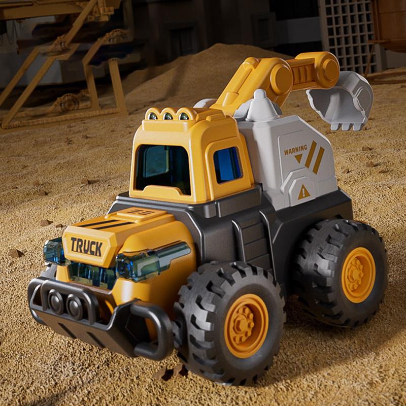 1:55 Diecast City Truck Diecast Model Fire Sanitation Engineering Car Inertial Play Vehicle Educational Toys For Children Gift