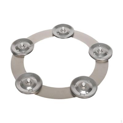 Cymbal Band Stainless Steel Jingling Discs CymbaltopHat Effect Easy To Install Hi Hat