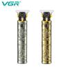 Men's Universal Metal Razor Head Retro Carved Hair Salon LCD Digital Display T-shaped Electric Clippers Safely Trim Hair Without Hurting The Skin