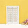 1:12 Dollhouse Wooden Window Door Frame Miniature Doll House Furniture Toys Dollhouse Miniature Window Panel Play House