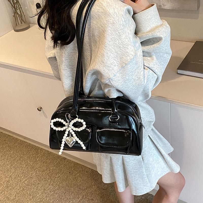 Korean-Style Large Capacity Ballet Bow Handbag for Women - 2025