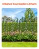 4 Packs Metal Garden Trellis for Climbing Plant Support 71x20 In Rustproof
