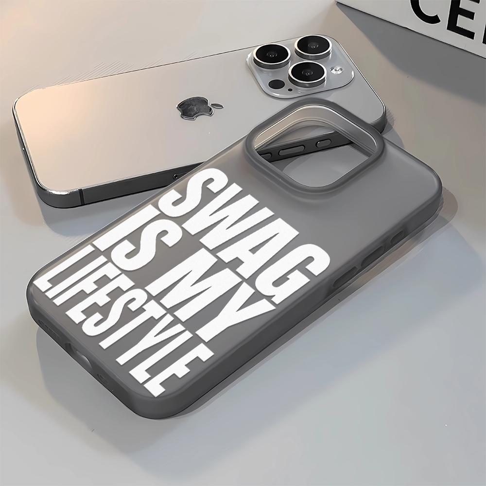 SWAG is My Lifesytle Phone Case For IPhone 17 Case IPhone 16 Pro Max 11 15 14 12 Pro Max 7 8 Plus Air Silicone Soft Cover