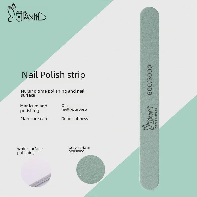 Xinjian Diamond Double-Sided Nail File Set - Includes Sponge, Polishing, and Rubbing Strips