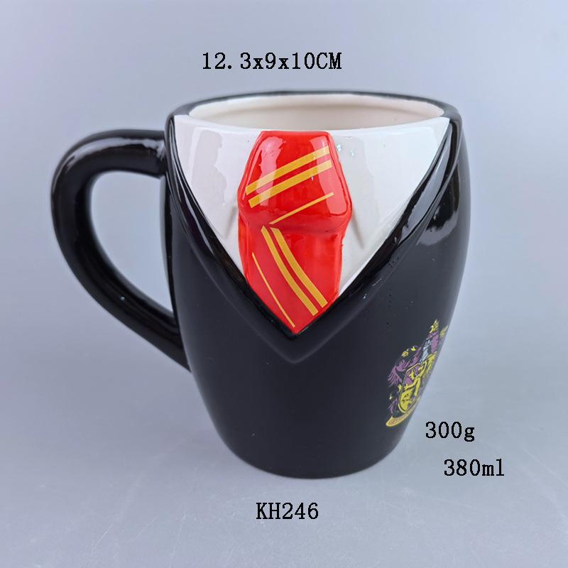 Harry Potter Heat Reveal Coffee Mug - Ceramic Wizard Cup with Glasses Handle - Colorful Cartoon Anime Merchandise for Hot Beverages