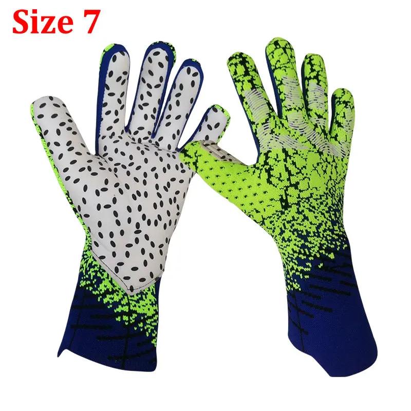 Latex-Torwarthandschuhe, verdickter Fußball, professioneller Schutz, Erwachsene, Teenager, Torwart, Fußball, Torwart-Fußballhandschuhe