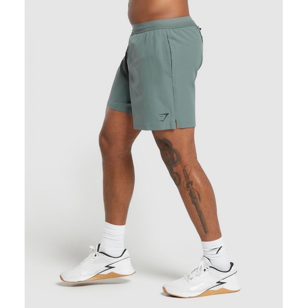 Gymshark Land To Water 6  Shorts Cargo Teal A5a6i Tbng