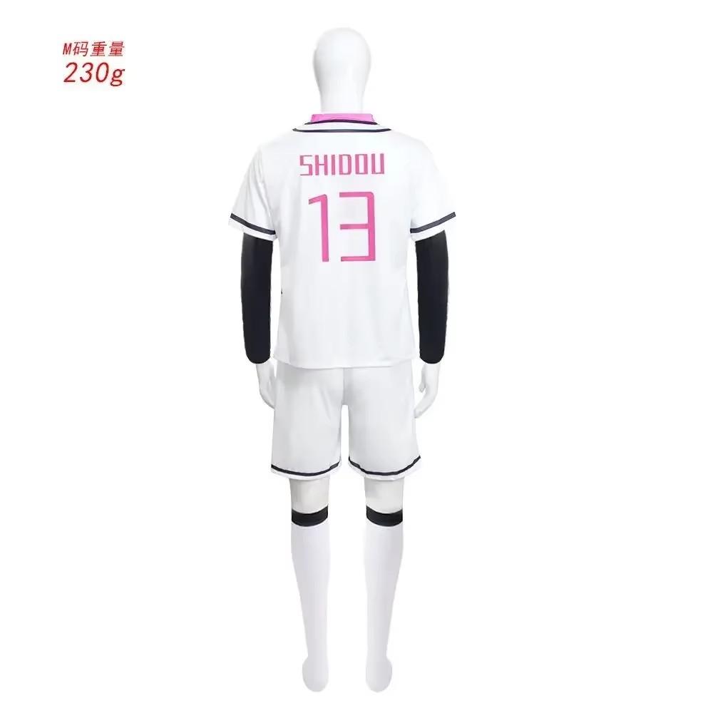 Blue Lock Anime Cosplay Costume Nagi 8 Ness 10 Kaiser Isagi Reo Sae Shidou Cosplay Jersey Shorts Matching Set Uniform Train Suit