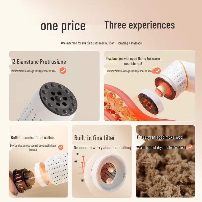 Aixiu Tang Portable USB Bianstone Moxibustion Therapy Stick