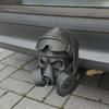 3D lebka plynová maska kryt koule tažného zařízení a tažné tyče