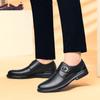 Four Seasons Business Gentleman Dress Foot Sleeve Soft Leather Cotton Breathable Work Men's Shoes Leather Shoes