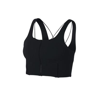 Yoga Luxe Infinalon Crop Tank Top Damen Tops Schwarz CJ3666-010