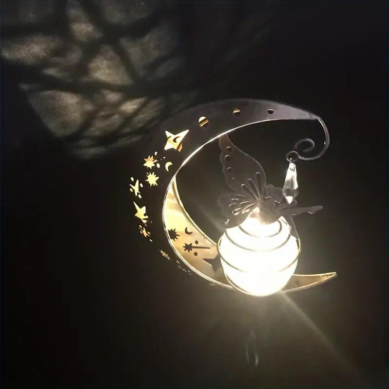 Wasserdichte Solar-Mond-Feengartenleuchte für den Außenbereich
