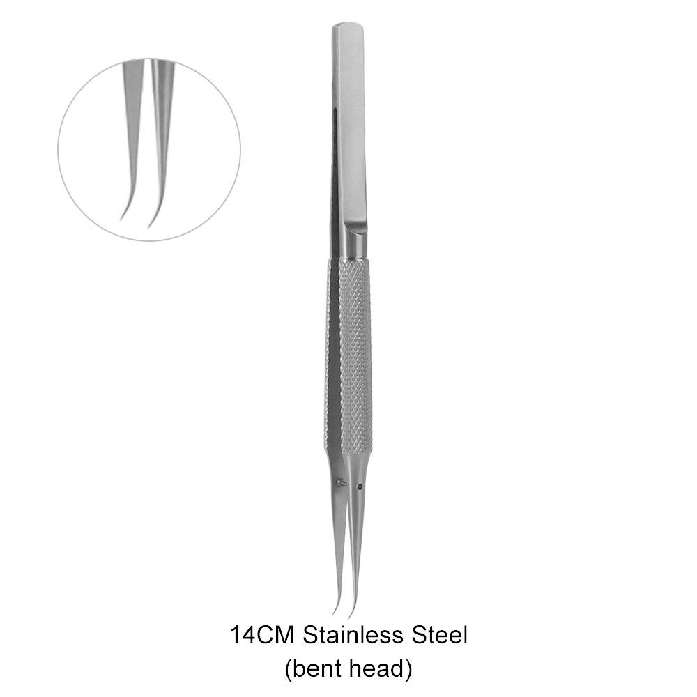 Precision Titanium Zinc Zinc Alloy Tweezers Curved/Straight Tip Precision Tweezers  Maintenance Tool