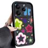 Blended Colorful Stars Pattern Case For Xiaomi Redmi Note 14 13 Pro 5G 4G 12 11 Funda Xiaomi 14T 13T 11T Pro Shockproof Bumper Silicone Cover